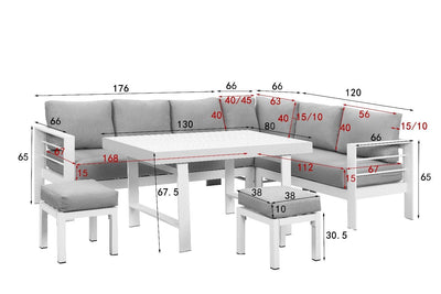 Rattan  Outdoor Furniture Rattan Dining Set Outdoor Sofa Outdoor Dining Set Garden furniture furniture sale outdoor Outdoor Sofa Set